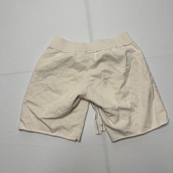 2000s Vintage White 100% Cotton Size Small Y2K Comfy & Stretchy Shorts Perfect - Picture 3 of 5
